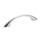 Richelieu 3-3/4 in. (96 mm) Center-to-Center Chrome Contemporary Drawer Pull BP65017140 - alternate 1