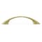Richelieu 3-3/4 in. (96 mm) Center-to-Center Satin Brass Contemporary Drawer Pull BP65017160 - alternate 3