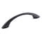 Richelieu 3 3/4 in (96 mm) Center-to-Center Matte Black Contemporary Cabinet Pull BP65017900 - alternate 1