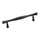 Richelieu 3-3/4 in. (96 mm) Center-to-Center Matte Black Contemporary Drawer Pull BP7061900 - alternate 1