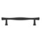 Richelieu 3-3/4 in. (96 mm) Center-to-Center Matte Black Contemporary Drawer Pull BP7061900 - alternate 4