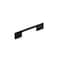 Richelieu 3 3/4 in (96 mm) Center-to-Center Matte Black Contemporary Drawer Pull BP72096900 - alternate 1