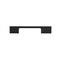 Richelieu 3 3/4 in (96 mm) Center-to-Center Matte Black Contemporary Drawer Pull BP72096900 - alternate 3