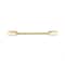 Richelieu 6 5/16 in (160 mm) Center-to-Center Satin Brass Contemporary Cabinet Pull BP7238160160 - alternate 4