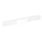 Richelieu 5 1/16-inch to 10 1/8-inch (128 mm to 256 mm) Center to Center White Contemporary Cabinet Pull BP73012830 - alternate 1