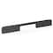 Richelieu 5 1/16-inch to 10 1/8-inch (128 mm to 256 mm) Center to Center Matte Black Contemporary Cabinet Pull BP730128900 - alternate 1