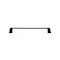 Richelieu 8 13/16 in (224 mm) Center-to-Center Matte Black Contemporary Cabinet Pull BP7340224900 - alternate 2