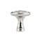 Richelieu 1 1/4 in (32 mm) Brushed Nickel Traditional Metal Cabinet Knob BP74032195 - alternate 3