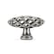 Richelieu 2 9/32 in. X 25/32 in. (58 mm x 20 mm) Natural Iron Traditional Metal Cabinet Knob BP74958908 - alternate 2