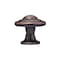 Richelieu 1 7/32 in (31 mm) Brushed Oil-Rubbed Bronze Traditional Cabinet Knob BP757BORB - alternate 2