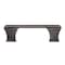 Richelieu 3 3/4 in (96 mm) Center-to-Center Antique Nickel Traditional Drawer Pull BP77596143 - alternate 2