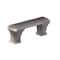Richelieu 3 3/4 in (96 mm) Center-to-Center Antique Nickel Traditional Drawer Pull BP77596143 - alternate 1