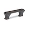 Richelieu 3 3/4 in (96 mm) Center-to-Center Brushed Oil-Rubbed Bronze Traditional Drawer Pull BP77596BORB - alternate 1