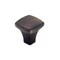 Richelieu 1 1/4 in. X 1 1/4 in. (32 mm x 32 mm) Brushed Oil-Rubbed Bronze Transitional Metal Cabinet Knob BP78535BORB - alternate 1