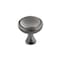 Richelieu 1 1/4 in (32 mm) Antique Nickel Traditional Metal Cabinet Knob BP79032143 - alternate 1
