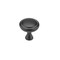 Richelieu 1 1/4 in (32 mm) Matte Black Traditional Cabinet Knob BP79032900 - alternate 1