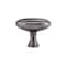 Richelieu 1 9/16 in. X 15/16 in. (40 mm x 24 mm) Antique Nickel Traditional Metal Cabinet Knob BP79040143 - alternate 3