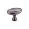 Richelieu 1 9/16 in. X 15/16 in. (40 mm x 24 mm) Antique Nickel Traditional Metal Cabinet Knob BP79040143 - alternate 1