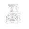 Richelieu 1 17/32 in (39 mm) x 31/32 in (25 mm) Antique English Transitional Cabinet Knob BP80239AE - alternate 2