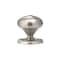 Richelieu 1 1/2 in (38 mm) Brushed Nickel Traditional Brass Cabinet Knob BP8048195 - alternate 3