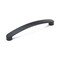 Richelieu 6-5/16 in. (160 mm) Center-to-Center Matte Black Contemporary Drawer Pull BP80710160900 - alternate 1