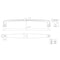 Richelieu Charlemagne Collection 7 9/16 in (192 mm) Center-to-Center Brushed Oil-Rubbed Bronze Transitional Cabinet Pull BP810192BORB - alternate 5