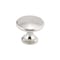 Richelieu 1 3/4 in (44 mm) Polished Nickel Traditional Metal Cabinet Knob BP81224180 - alternate 1