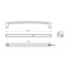Richelieu 7 9/16-inch (192 mm) Center to Center Chrome Contemporary Cabinet Pull BP8189192140 - alternate 5
