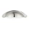 Richelieu 3 in. (76 mm) Center-to-Center Brushed Nickel Traditional Cup Pull BP82333195 - alternate 1