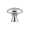 Richelieu 1 1/4 in (32 mm) Brushed Nickel Traditional Metal Cabinet Knob BP82465195 - alternate 4