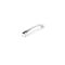 Richelieu 5 1/16 in (128 mm) Center-to-Center Chrome Contemporary Cabinet Pull BP82871128140 - alternate 1
