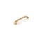 Richelieu 5 1/16 in (128 mm) Center-to-Center Aurum Brushed Gold Contemporary Cabinet Pull BP82871128158 - alternate 1