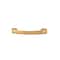 Richelieu 5 1/16 in (128 mm) Center-to-Center Aurum Brushed Gold Contemporary Cabinet Pull BP83235128158 - alternate 4