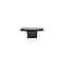 Richelieu 2 1/4 in (57 mm) x 2 1/4 in (57 mm) Matte Black Contemporary Cabinet Knob BP860957900 - alternate 2