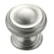 Richelieu 1 3/16 in (30 mm) Brushed Chrome Traditional Metal Cabinet Knob BP8632175 - alternate 1