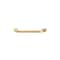 Richelieu 5 1/16-inch (128 mm) Center to Center Aurum Brushed Gold Transitional Cabinet Pull BP8650128158 - alternate 5
