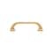 Richelieu 3 3/4-inch (96 mm) Center to Center Aurum Brushed Gold Transitional Cabinet Pull BP865096158 - alternate 2