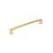 Richelieu 12 5/8-inch (320 mm) Center to Center Aurum Brushed Gold Transitional Cabinet Pull BP8675320158 - alternate 1