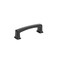 Richelieu 3 3/4-inch (96 mm) Center to Center Matte Black Transitional Cabinet Pull BP867596900 - alternate 1
