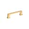Richelieu 3 3/4-inch (96 mm) Center to Center Aurum Brushed Gold Traditional Cabinet Pull BP869596158 - alternate 1