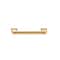 Richelieu 3 3/4-inch (96 mm) Center to Center Aurum Brushed Gold Traditional Cabinet Pull BP869596158 - alternate 3