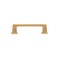 Richelieu 3 3/4-inch (96 mm) Center to Center Aurum Brushed Gold Traditional Cabinet Pull BP869596158 - alternate 5