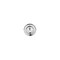 Richelieu 1 3/8 in (35 mm) Chrome Contemporary Cabinet Knob BP872535140 - alternate 2