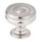 Richelieu 1 3/8 in (35 mm) Brushed Nickel Contemporary Metal Cabinet Knob BP872535195 - alternate 1