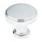 Richelieu 1 11/32 in (34 mm) Chrome Contemporary Cabinet Knob BP872634140 - alternate 1