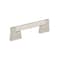 Richelieu 3-3/4 in. (96 mm) Center-to-Center Brushed Nickel Contemporary Drawer Pull BP872796195 - alternate 1