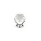 Richelieu 1 3/16 in (30 mm) Clear, Crystal, Chrome Contemporary Metal, Crystal Cabinet Knob BP87373014011 - alternate 1