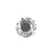 Richelieu 2 in (50 mm) Clear, Chrome Contemporary Metal, Crystal Cabinet Knob BP87765014011 - alternate 3