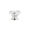 Richelieu 2 in (50 mm) Clear, Chrome Contemporary Metal, Crystal Cabinet Knob BP87765014011 - alternate 2