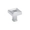 Richelieu 1 3/8 in (35 mm) x 1 3/8 in (35 mm) Chrome Transitional Cabinet Knob BP87883535140 - alternate 1